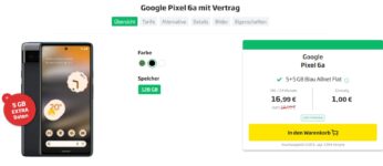 CURVED Google Pixel a Blau Allnet XL GB Datenflat