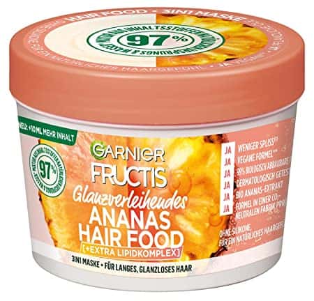 Garnier Ananas 3In1 Haarmaske Für Langes Und Stumpfes Haar