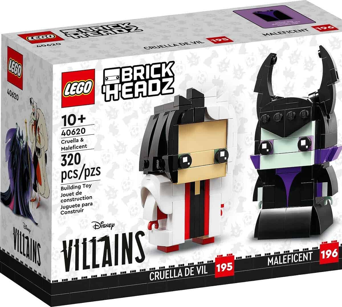 Lego Brick Headz Cruella Und Maleficent