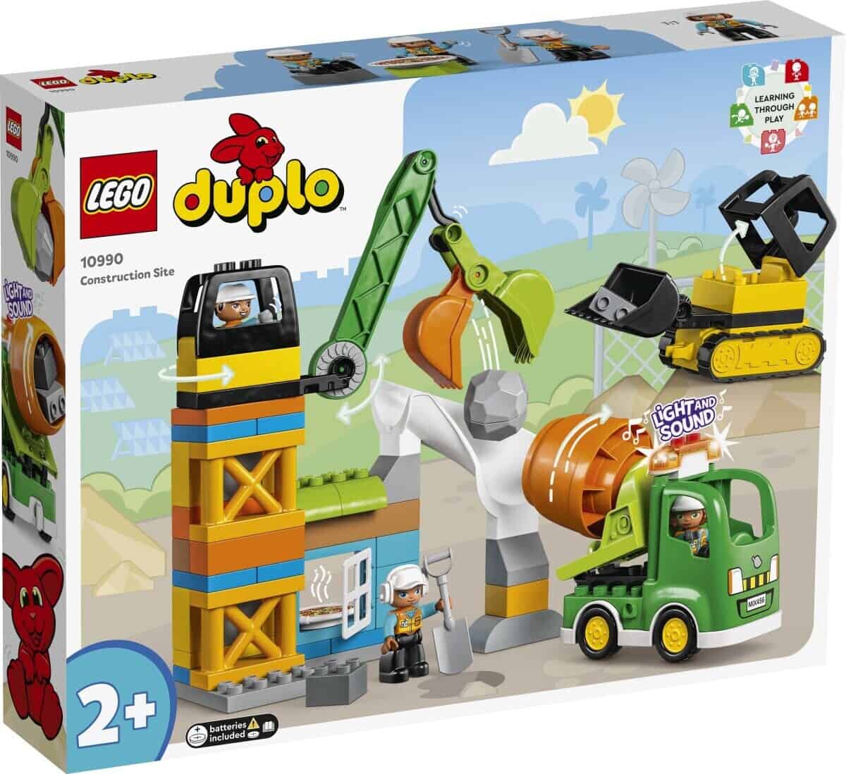 Lego Duplo Baustelle Mit Baufahrzeugen