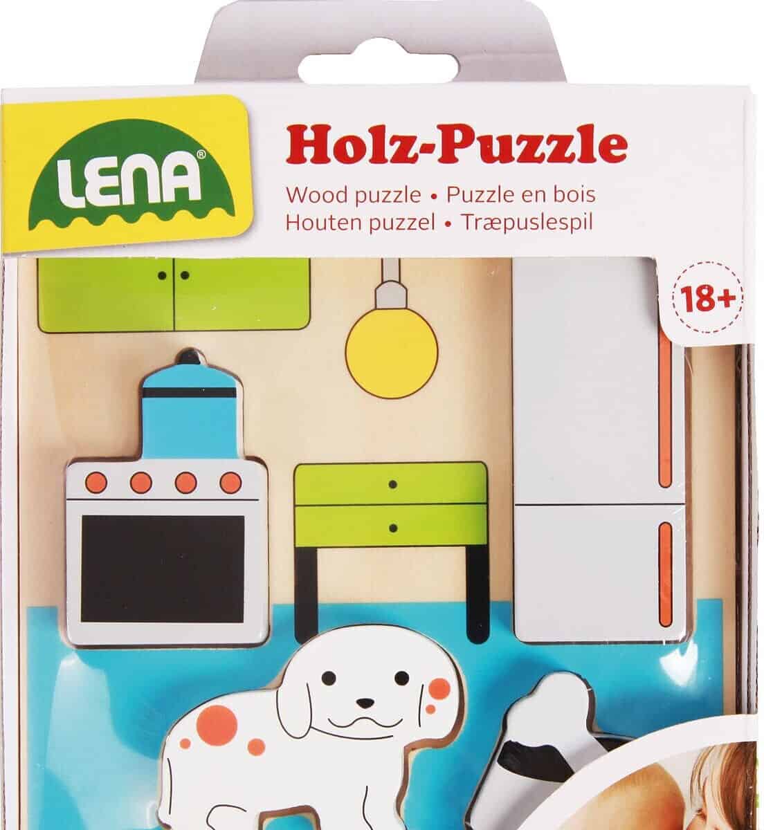 Lena Holzspielzeug Holzpuzzle Kueche