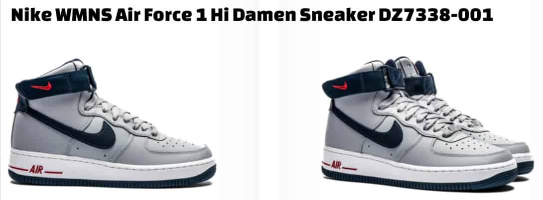 Nike Wmns Air Force 1 Hi Damen Sneaker Dz7338-001