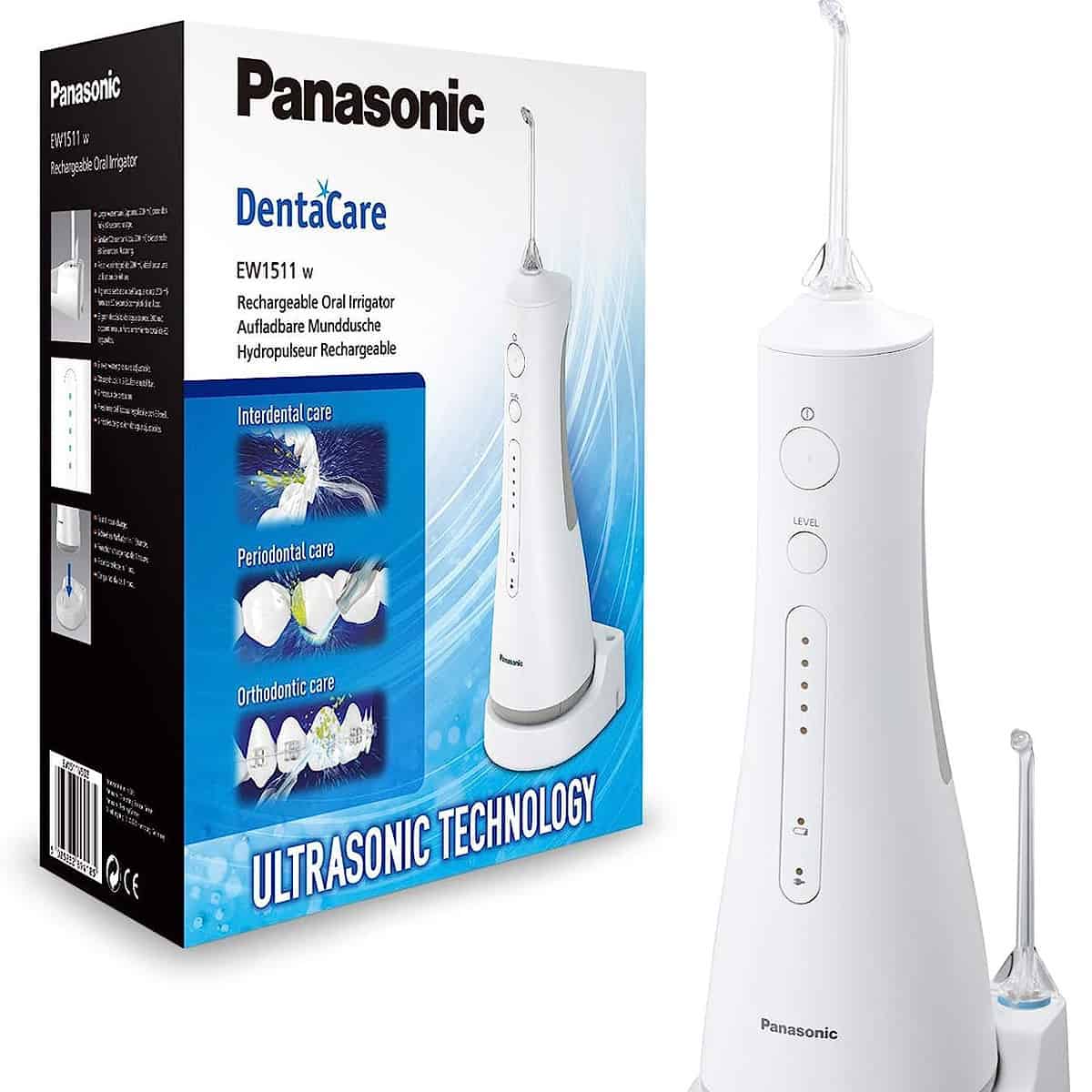 Panasonic Ultra Sonic Ew Munddusche Elektrisch Zahnzwischenraumreinigung Integrierte Ladestation