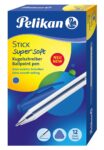 Pelikan Kugelschreiber Stick Super Soft Stueck blau Amazon.de Buerobedarf Schreibwaren