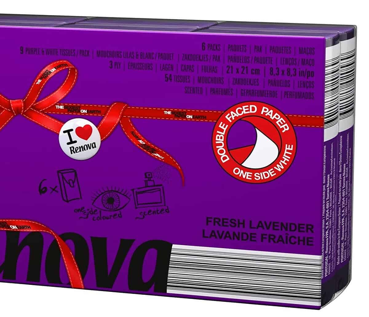 Renova Handkerchiefs Red Label Lavender Scented Lavender Packs Pack Amazon.de Health