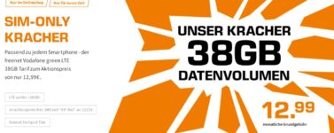 SIM Only Kracher GB Datenflat