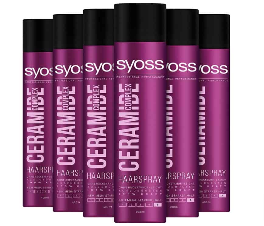 Syoss Haarspray Ceramide Complex Haltegrad X Ml Mega Starkes Styling Spray Mi
