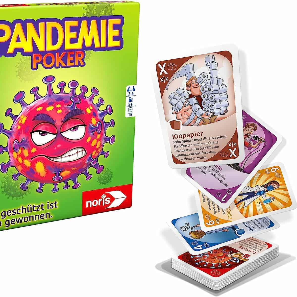 Noris Pandemiepoker Das Kartenspiel