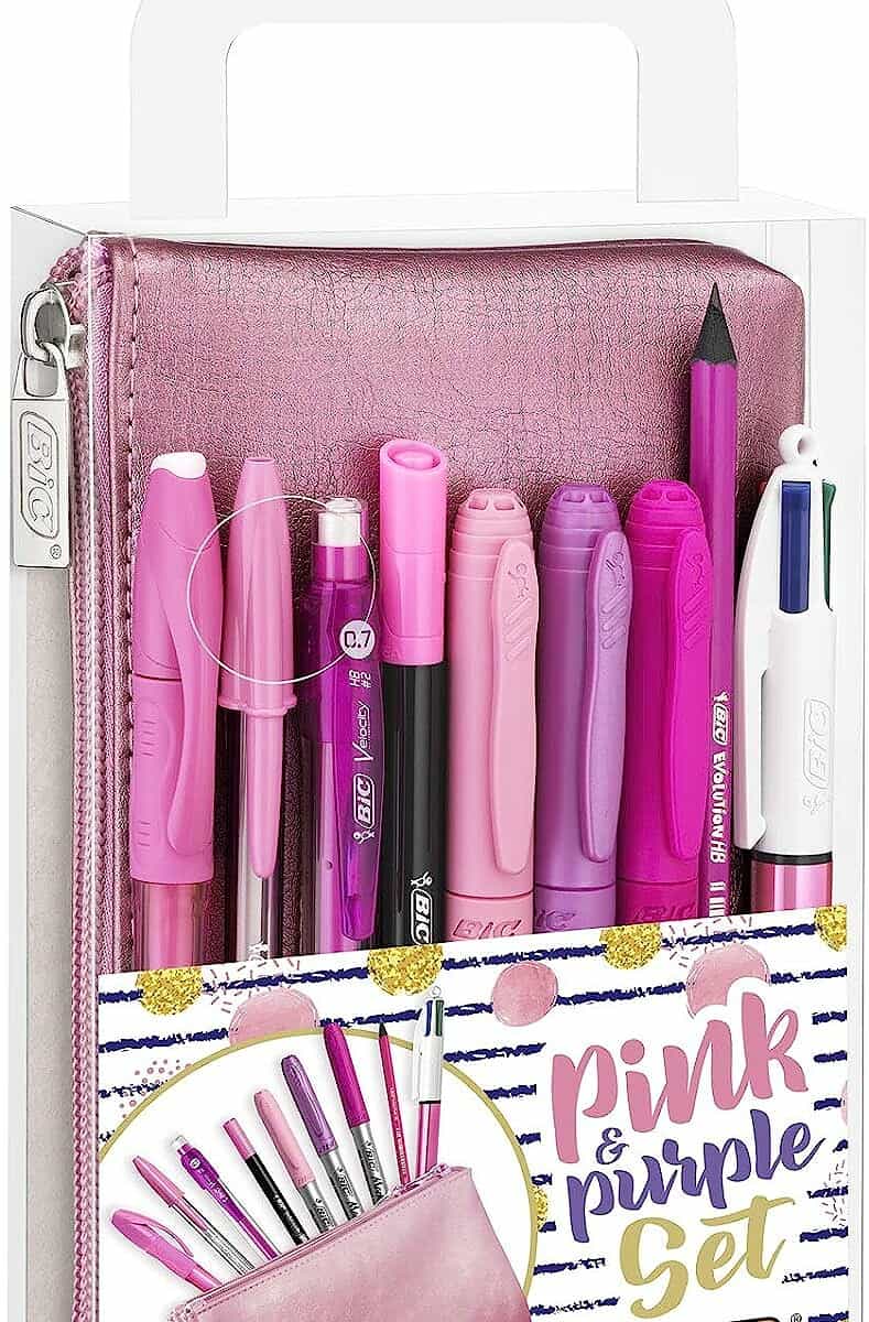Bic Stifte Pink Purple Set