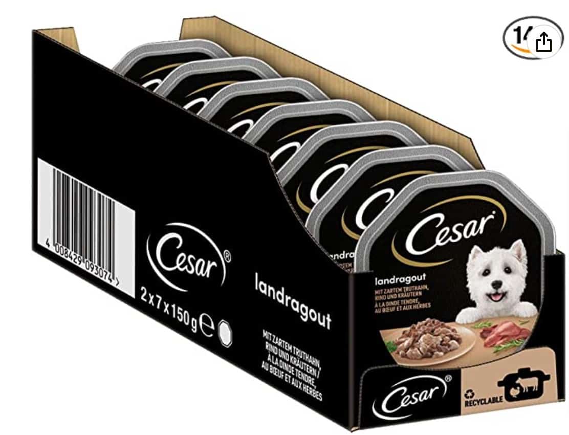 Cesar Adult Hundenassfutter Landragout mit zartem Truthahn Rind und Kraeutern Schalen xg – Cesar Adult Hundenassfutter Landragout Mit Zartem Truthahn Rind Und Kraeutern Schalen Xg –