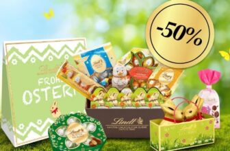 Lindt: 50% Rabatt auf alle Osterartikel 🍫🍬 + Versandkostenfrei ab 25,00 € MBW