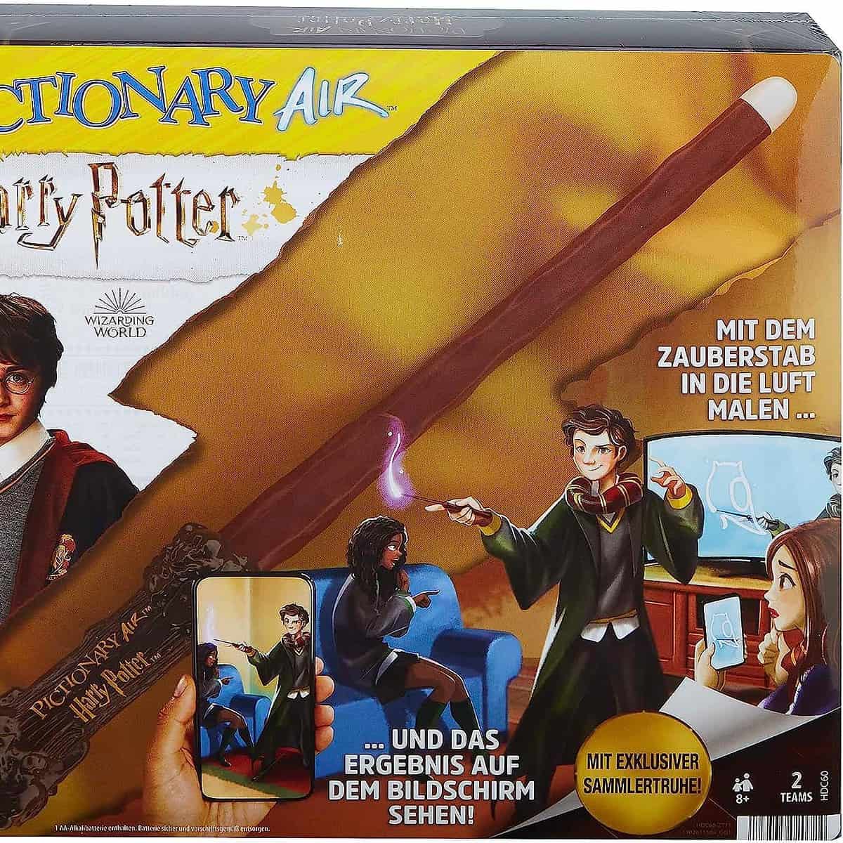 Mattel Games Pictionary Air Harry Potter Zeichenspiel Mit Zauberstab