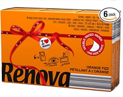 Renova Orange Fizz Pocket Tissues Packs Amazon De Drogerie Körperpflege