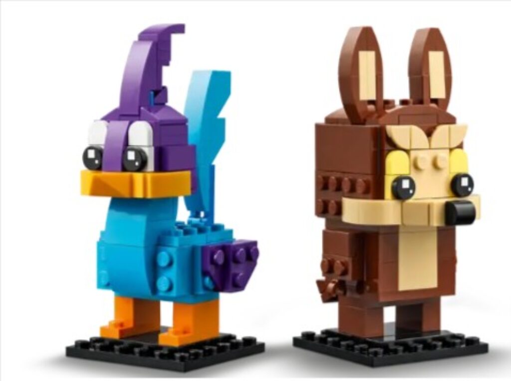 Road Runner Wile E Coyote Brickheadz Offiziellen Lego® Shop De