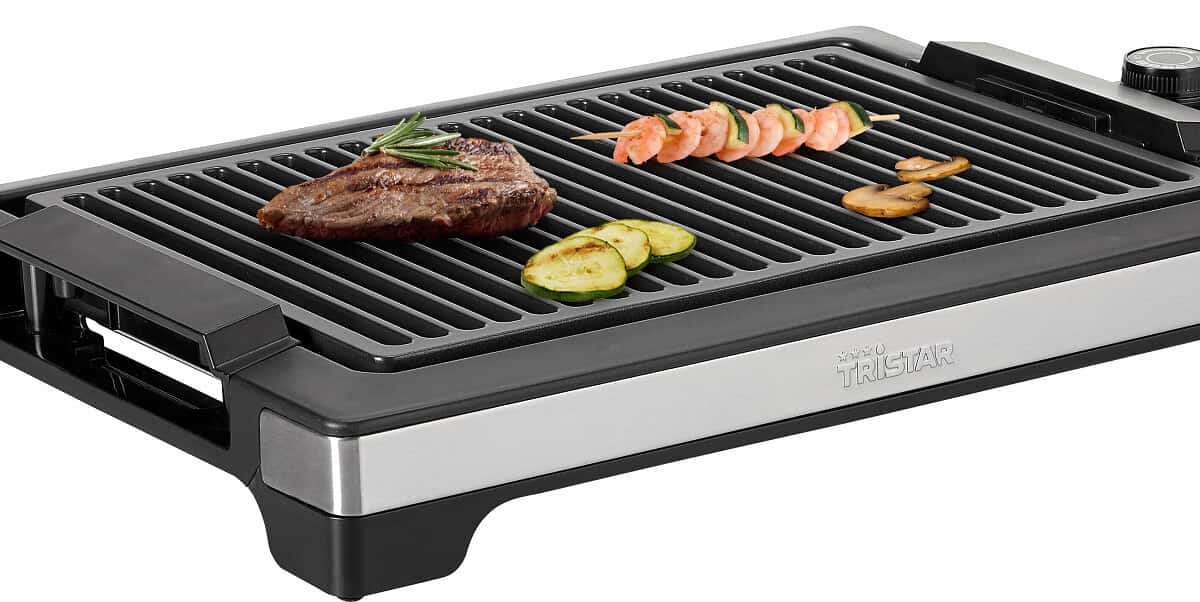 Tristar BP2780 Elektrischer Tischgrill (mit großer Grillfläche von