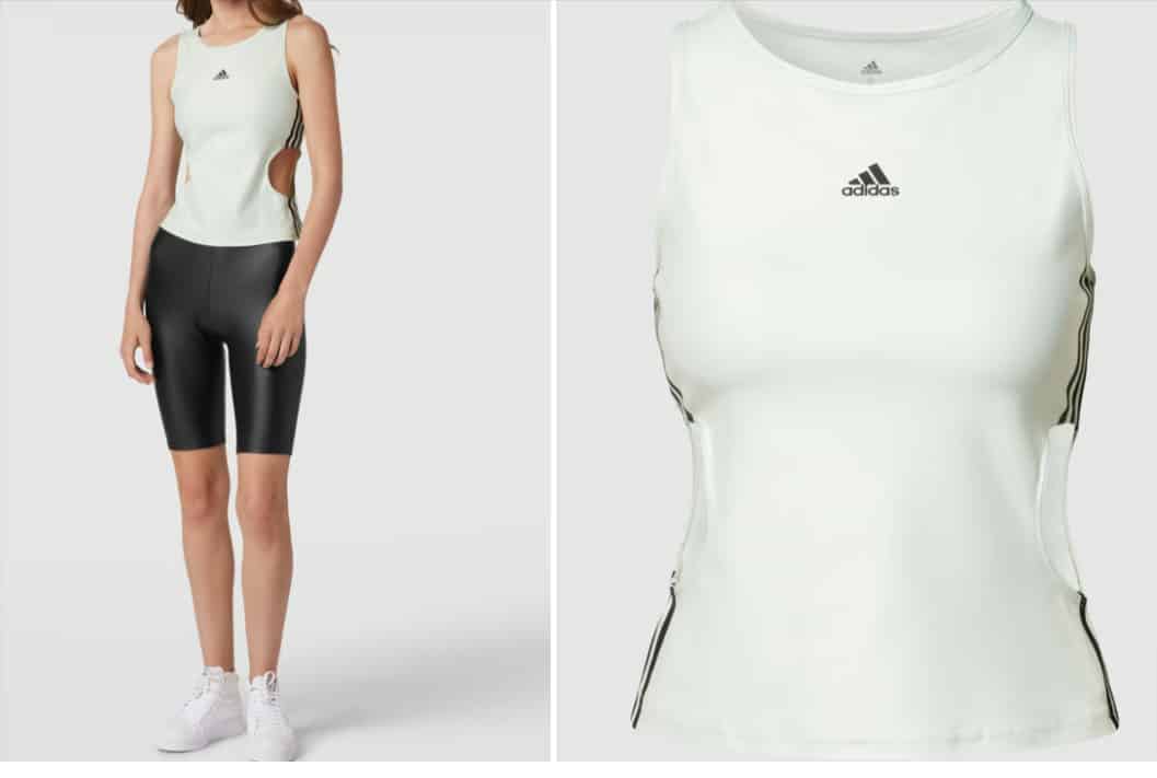 Adidas Sportswear Damen Tanktop mit seitlichen CutOuts (Gr. S bis XL