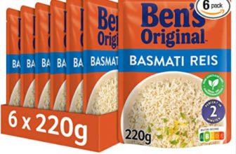 Ben's Original Express Reis Basmatireis🍚⏱️ 6 Packungen (6 x 220g) ab 7,74 € inkl. Prime-Versand (statt 13,74 €)