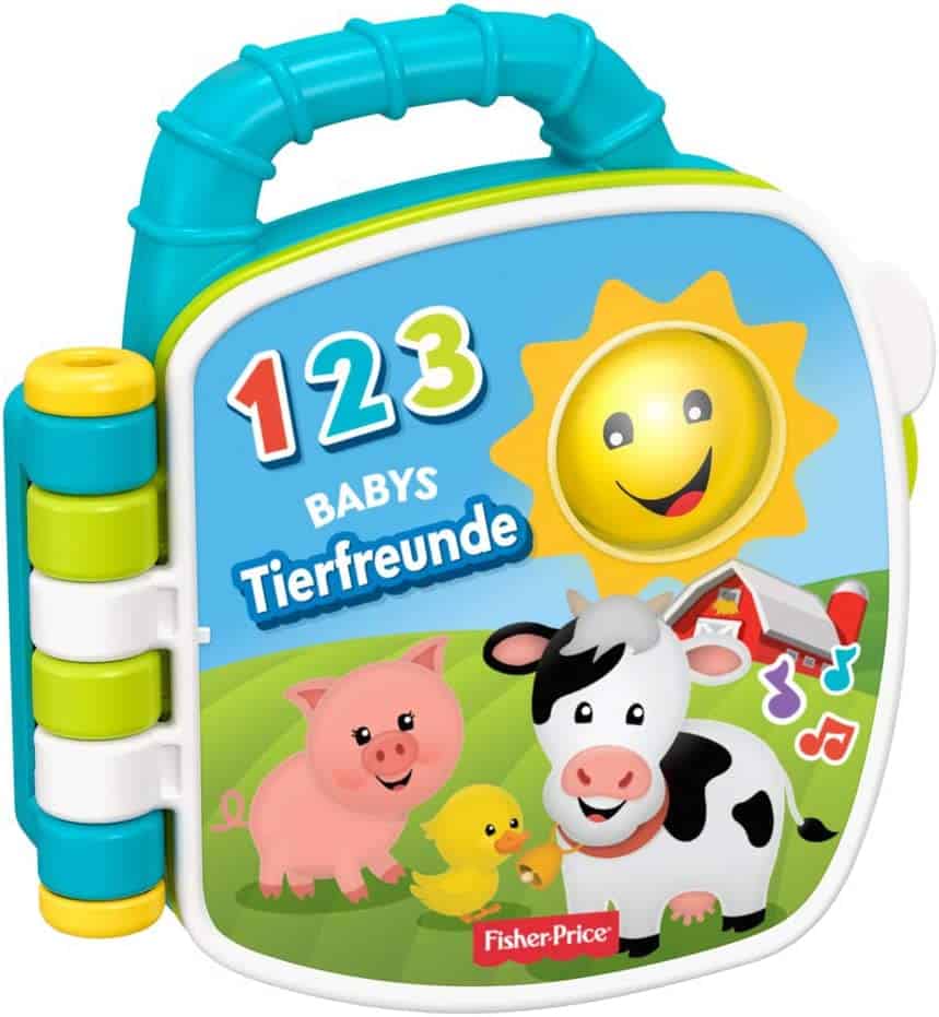 FisherPrice GFP29 Tierfreunde Liederbuch (mit Liedern und Geräuschen