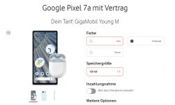 Google Pixel a + Google Pixel Buds A Series + Vodafone GigaMobi lM mit GigaKombi GB
