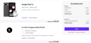 Google Pixel a + Google Pixel Buds A Series + congstar M GB