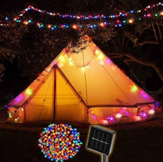 SALCAR Camping m Solar Lichterkette Aussen LED Solarleuchten für Außen Salcar Camping M Solar Lichterkette Aussen Led Solarleuchten Für Außen