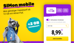 SIMon mobile SIM Only Angebote