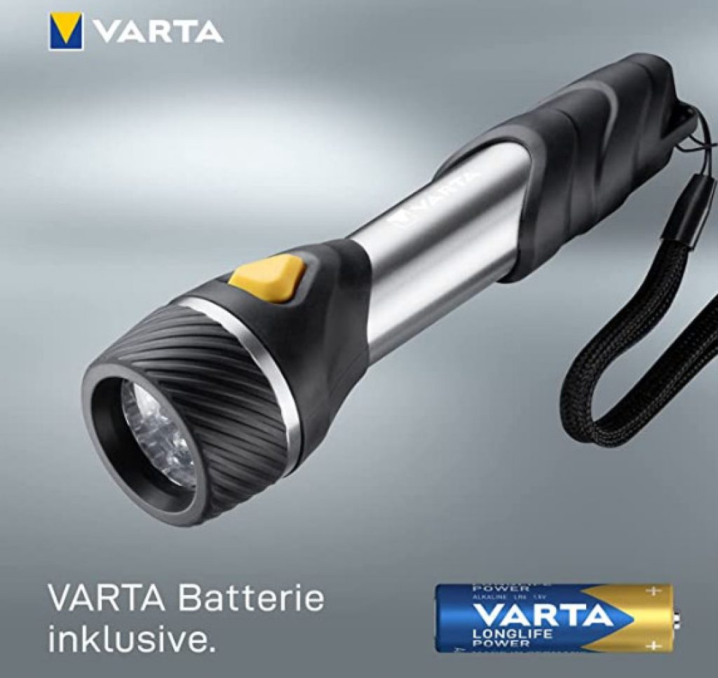 Varta Work LED Clamp Taschenlampe – 130 Lumen, Schwenkbar, Magnetisch, Mit Klemme