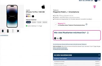Apple iPhone Pro + Magenta Mobil L GB