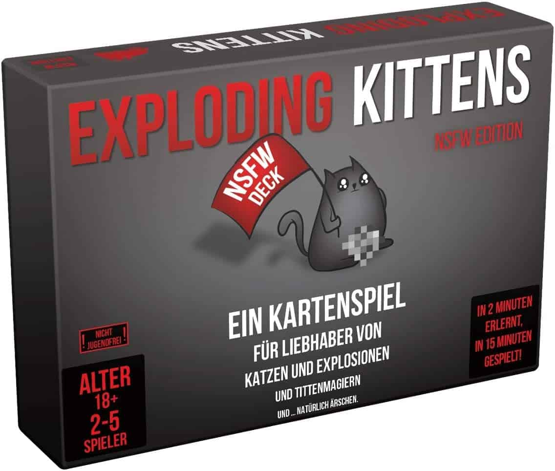 Asmodee Exploding Kittens – NSFW Edition Partyspiel Asmodee Exploding Kittens – Nsfw Edition Partyspiel