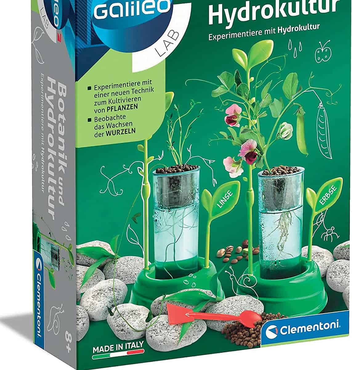 Clementoni Galileo Nature Botanik und Hydrokultur Pflanzkasten