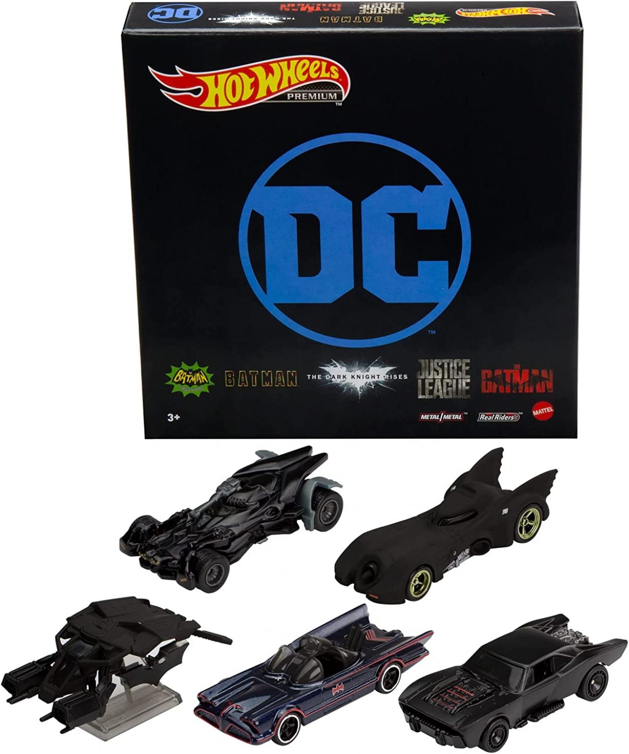 Hot Wheels Premium Batman Bundle Er Pack Batmobil Modelle F R