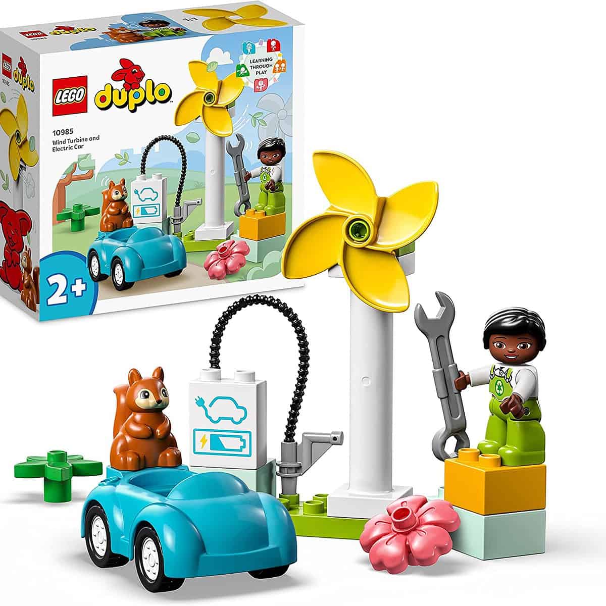 LEGO () DUPLO Town Windrad und Elektroauto Lego () Duplo Town Windrad Und Elektroauto