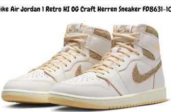 Nike Air Jordan 1 Retro HI OG Craft Herren Sneaker FD8631-100 (Gr. 38 bis 50,5) für 135,96 € inkl. Versand