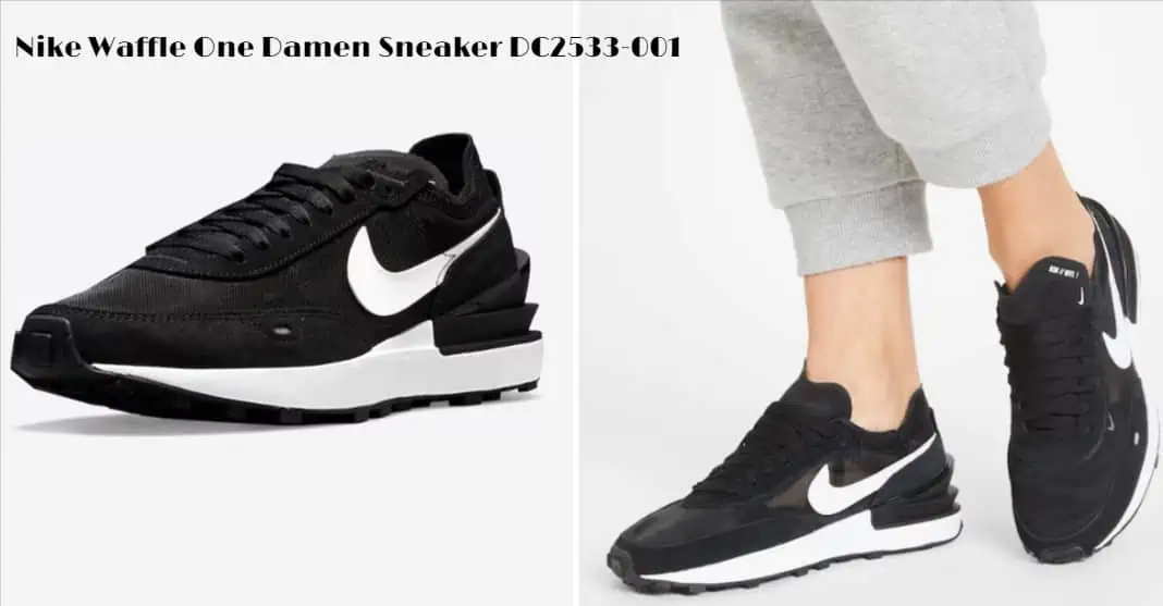 Nike Waffle One Damen Sneaker DC2533-001 (Gr. 35,5 bis 42,5) für 38,94 € inkl. Versand