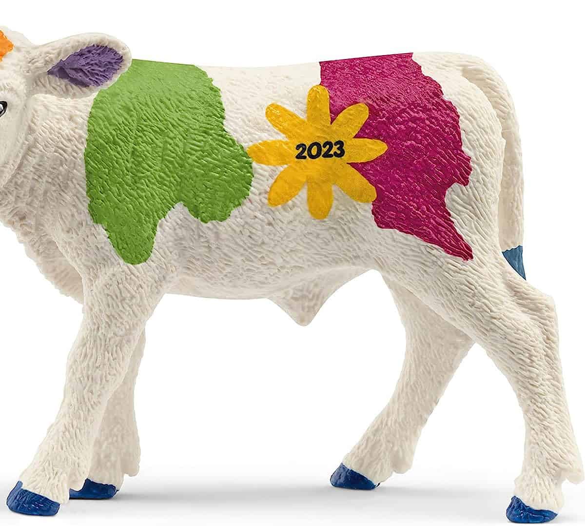 Bullyland Kalb Fridolin – Spielfigur Aus PVC, Ca. 7,5 Cm, Braun/weiß
