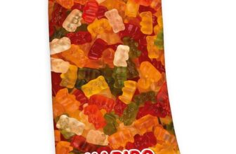 Herding Haribo Goldbären Strandtuch (75x150 cm, 100% Baumwolle) für 16,94 € inkl. Versand