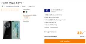 Honor Magic Pro + o Mobile M Boost mit + GB