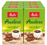 Melitta Auslese Klassisch Mild Filter Kaffee x g gemahlen Pulver für Filterkaffeemaschinen mittlere Röstung geröstet in Deutschland im Tray Amazon de Lebensmittel Getränke