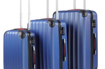 Monzana Hartschalenkoffer-Set Baseline 3-tlg. in Blau oder SchwarzABS für 67,69 € inkl. Versand (statt 99,95€)