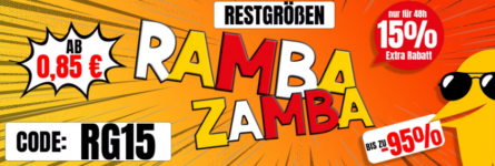 Restgrößen SALE jetzt oder nie Picksport