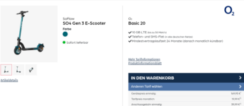 SoFlow SO Gen E Scooter + Libratone ONE Style Portable Bluetooth Speaker + o Basic mit GB