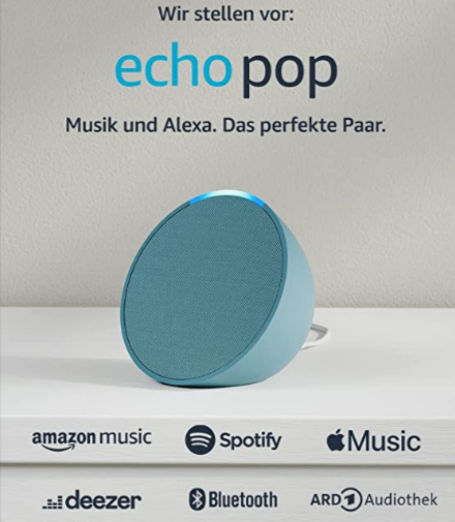 Wir Stellen Vor Echo Pop Kompakter Und Smarter Bluetooth Lautsprecher Mit Vollem Klang Und Alexa Anthrazit Amazon De Sonstiges
