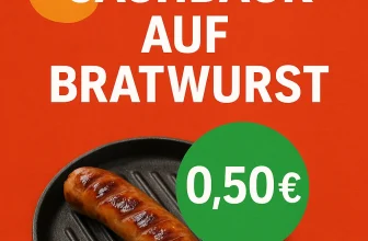 marktguru: 0,50 € Cashback auf Bratwurst