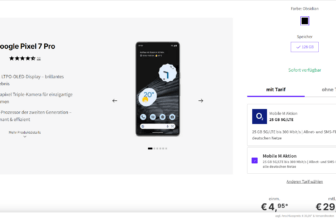 Google Pixel Pro + o Mobile M mit GB G