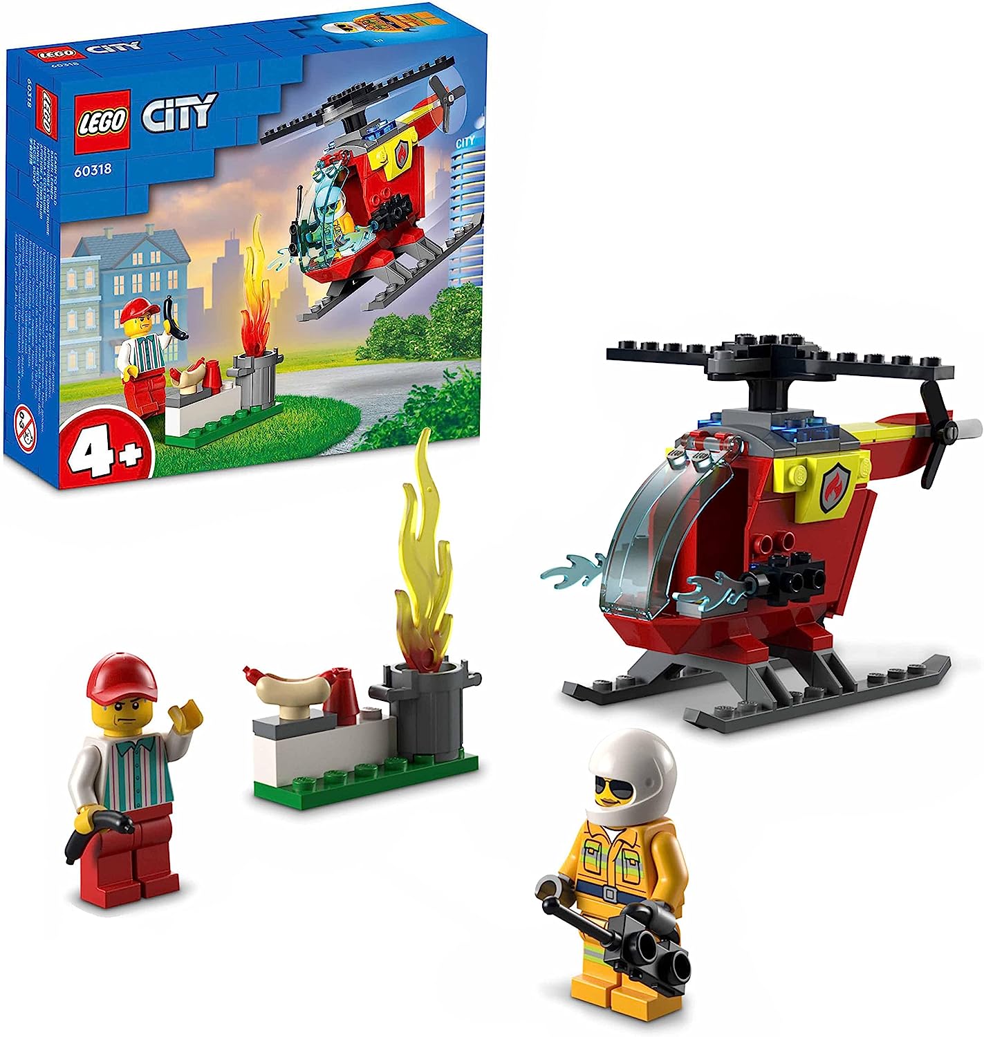 LEGO (60318) City Feuerwehrhubschrauber für 8,49 € inkl. Prime-Versand (statt 10,70 €)
