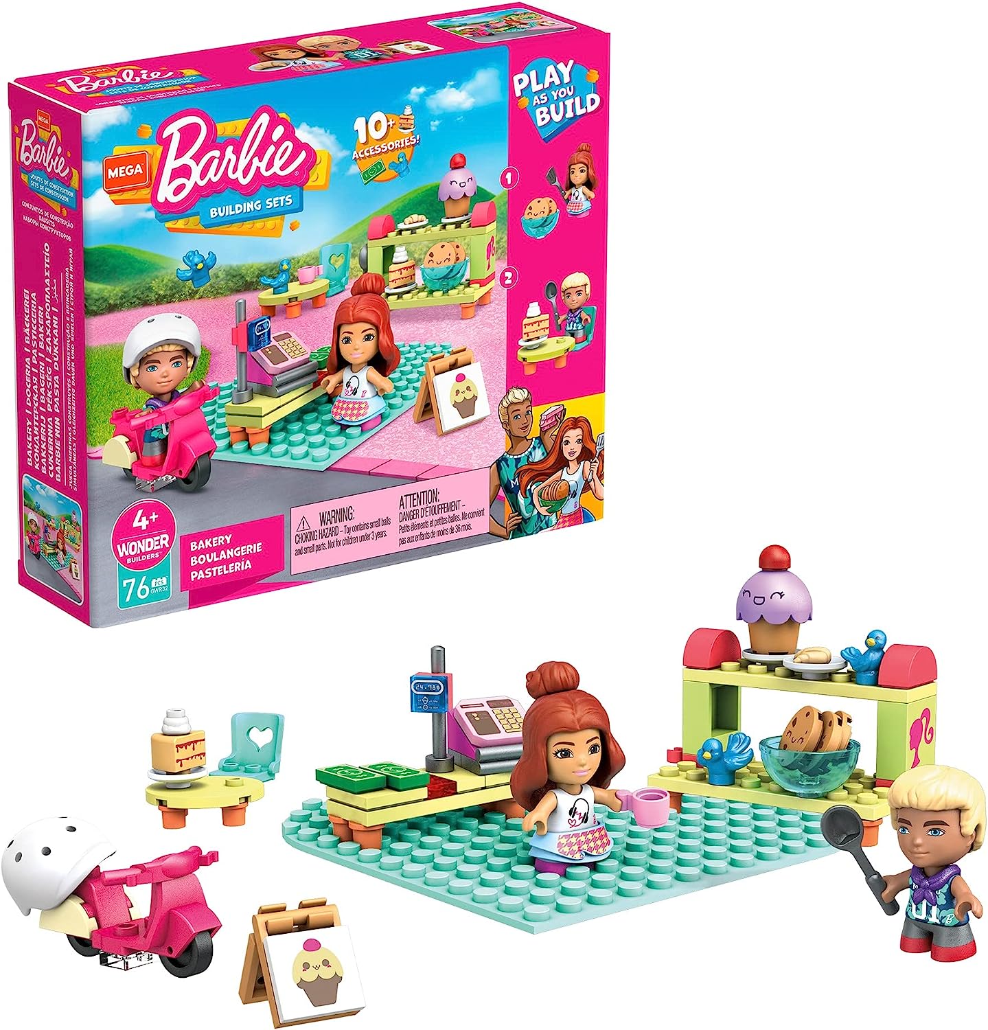 MEGA Construx GWR Barbie Bäckerladen Mega Construx Gwr Barbie Bäckerladen