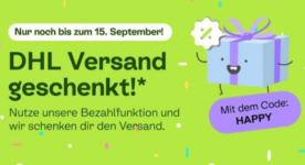 Vorankündigung Kostenloser DHL Versand bei ebay vom