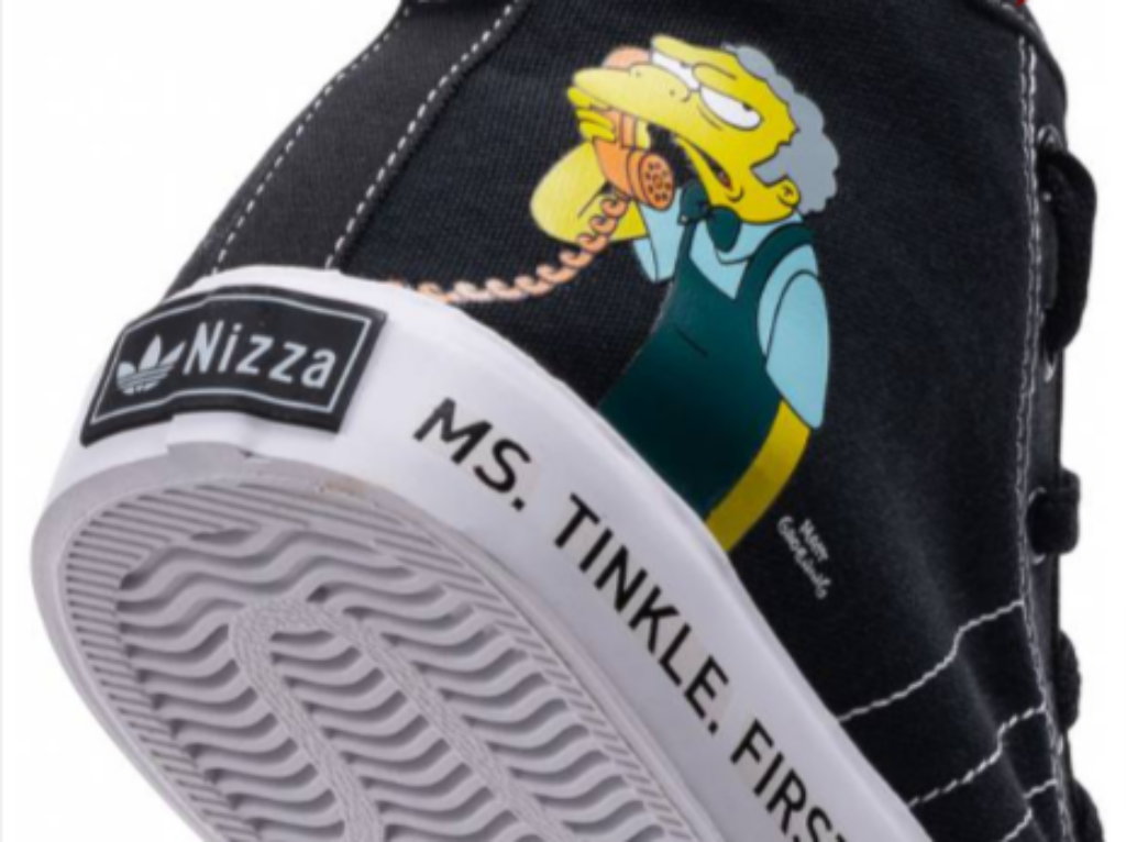 Adidas Originals X The Simpsons Moe Nizza High Rg Kinder Sneaker