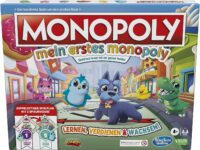 Hasbro Mein erstes Monopoly Brettspiel für Kinder ab Jahren