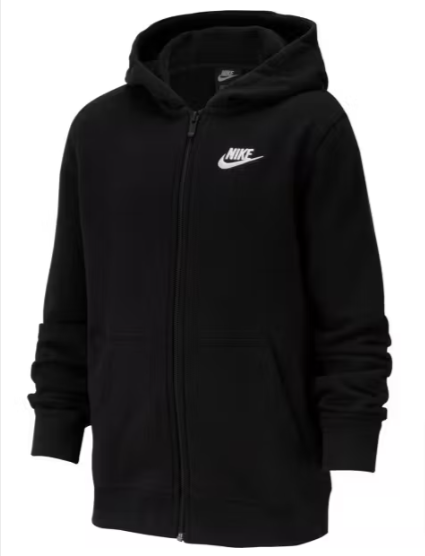 Nike NSW Full-Zip Kinder Kapuzenjacke (Gr. XS, M + L) für 17,73  € inkl. Versand